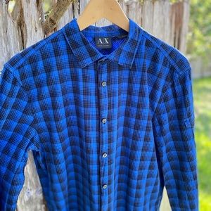 Armani Exchange Slim Fit Button Down